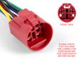 25/28mm (22mm hole) SmartSwitch Angel Eye / Devil Eye Switch Connector Fly Lead 50cm - 2NO2NC