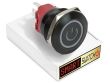 28mm 2NO2NC Black Aluminium ANGEL EYE POWER Momentary LED Switch 12V/3A (25mm Hole) - YELLOW