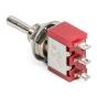 SmartSwitch Mini 6mm 3-Pin 3A SPDT (ON) - OFF - (ON) Momentary Metal Toggle Switch