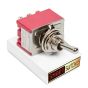 SmartSwitch Mini 17mm 9-Pin 2A 3PDT ON - ON Metal Toggle Switch