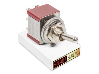 SmartSwitch Mini 12mm 6-Pin 2A DPDT ON - OFF - ON Metal Toggle Switch